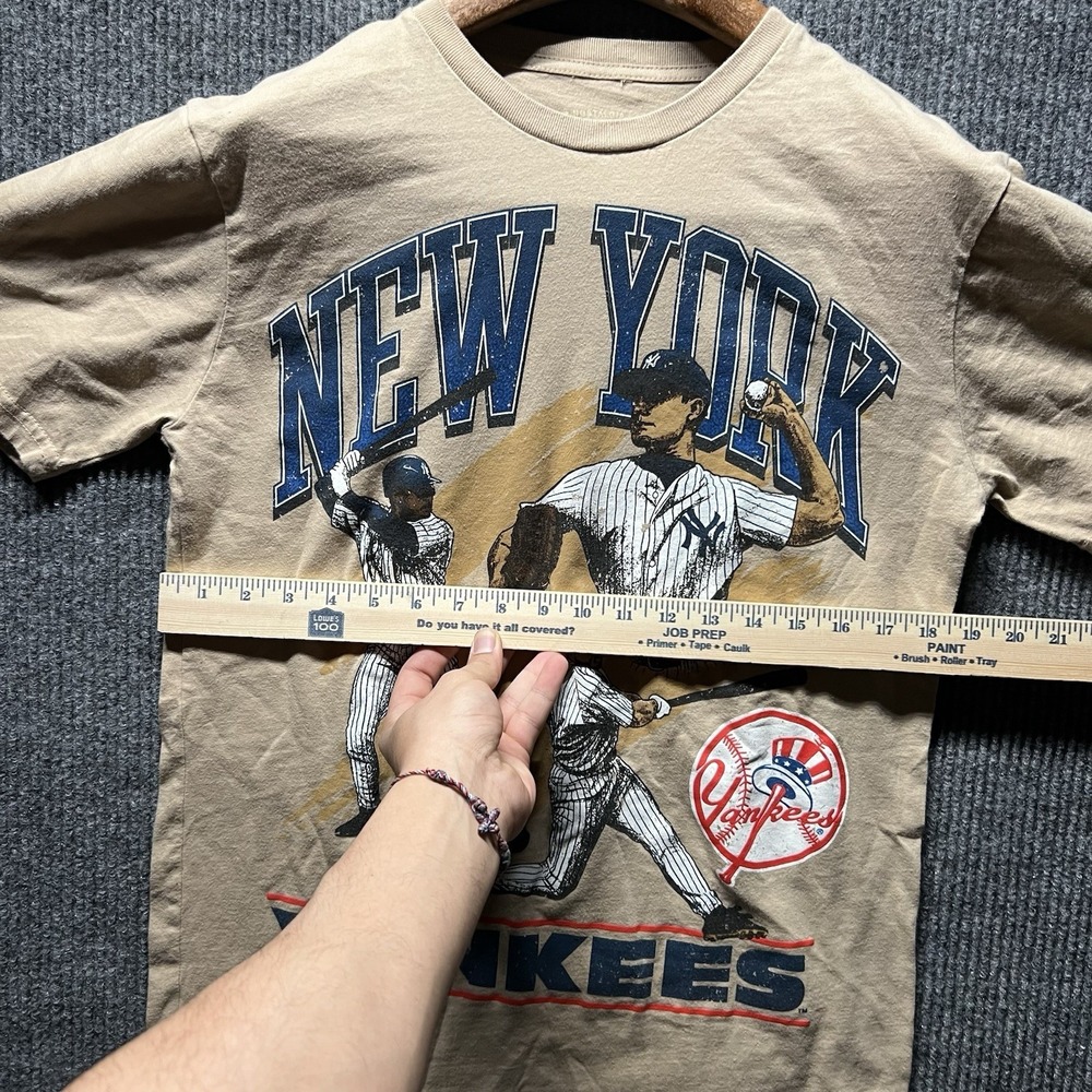 New York Yankees Mitchell and Ness T Shirt Mens Medium MLB Baseball - Picture 3 of 6